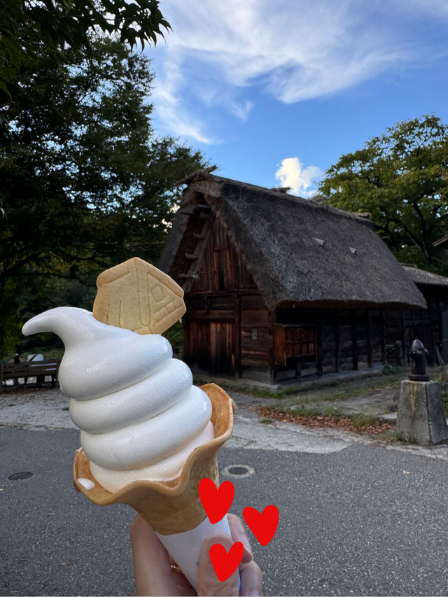 夏末白川鄉不一樣的風景