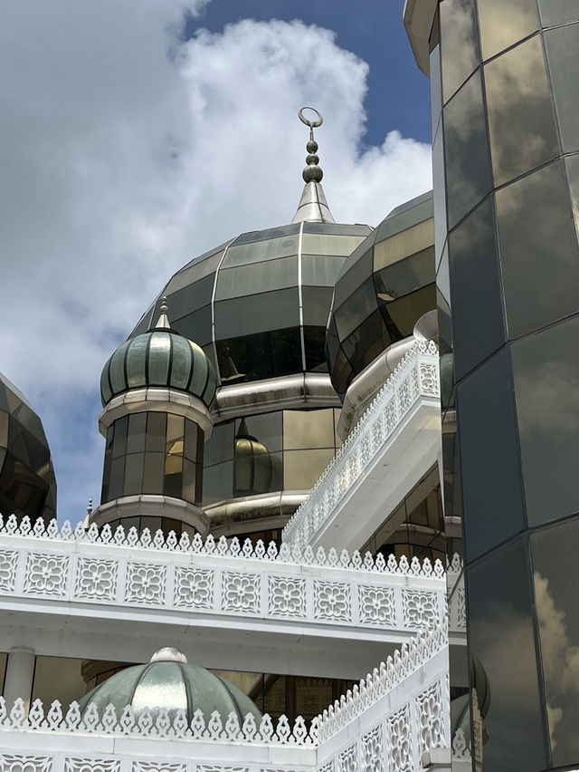🕌 Crystal Mosque: Where Faith Meets Translucent Dreams! 🌟