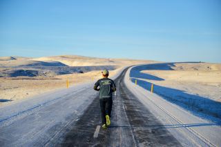 [Iceland Road Trip] A Surprise on the Way to Mývatn! Cresting the Hill to a Winter Wonderland of Sun and Snow.