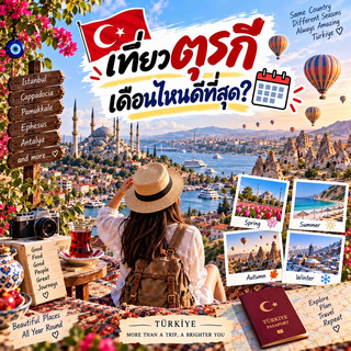 🇹🇷 Какой месяц лучше всего подходит для посещения Турции?