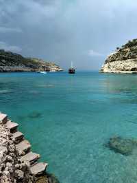 Swimming and snorkeling in Anthony Quinn Bay