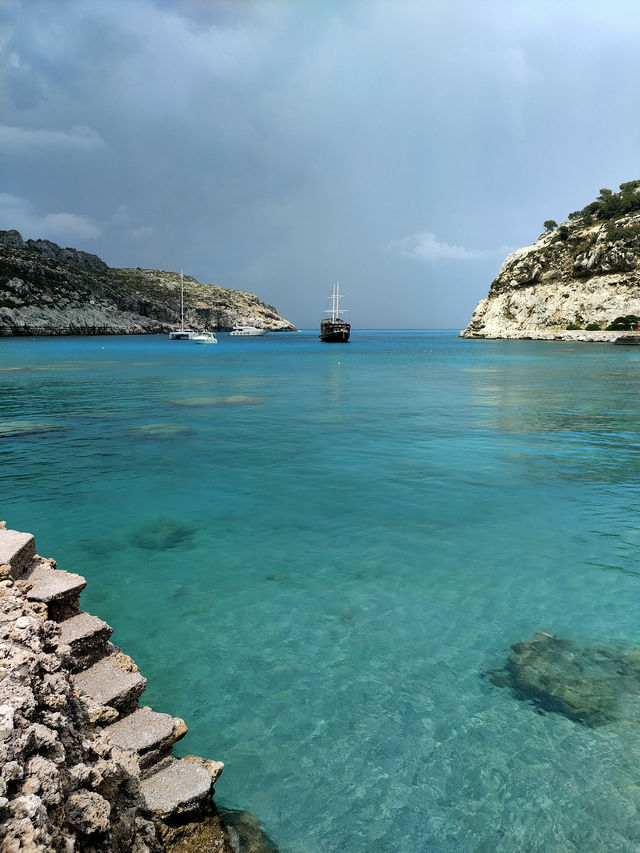 Swimming and snorkeling in Anthony Quinn Bay