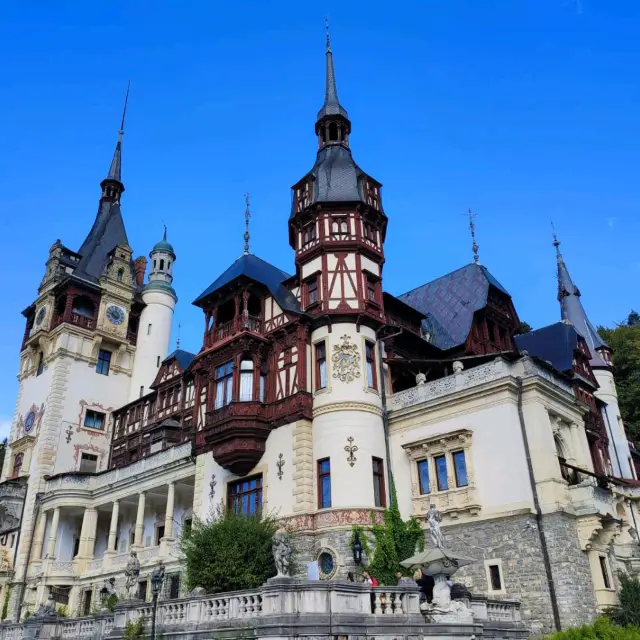 Step into a fairytale world at Peles Castle