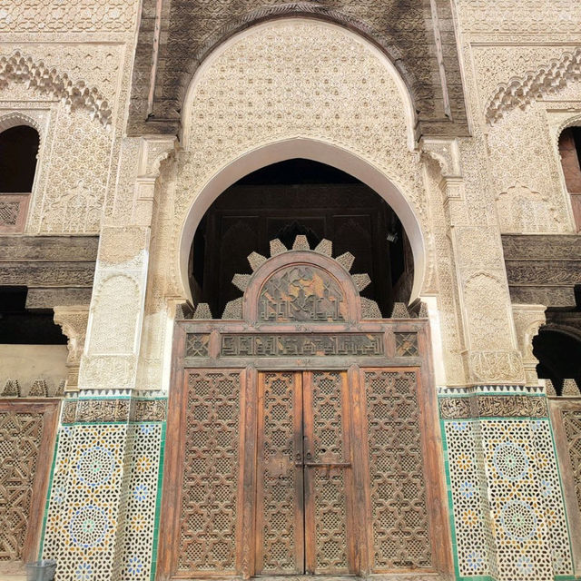 Madrasa Bou Inania in Fez 🇲🇦
