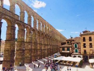 Stroll along the ancient Roman aqueduct