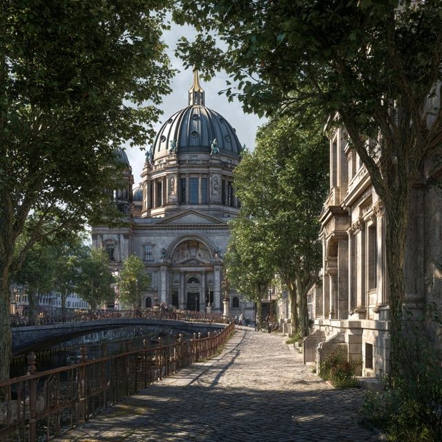 Berlin After the Rain: Reflections of History and Light 🌧️🏙️