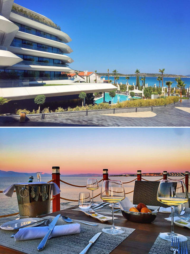 土耳其愛琴海畔切什梅小鎮的這家雷格斯豪華精選度假酒店太美啦！