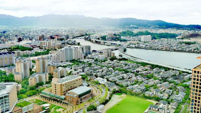 海水海藍，打卡戀人聖地福岡塔~