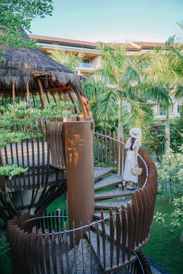 海南溫泉界天花板在鳥巢裡體驗溫泉～