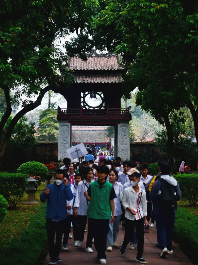 Shocking! I never expected Confucius at the Temple of Literature in Vietnam to look like this