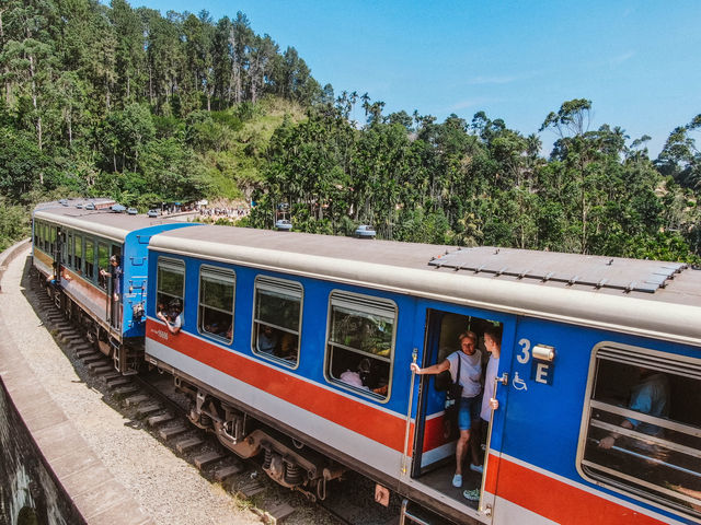 穿越高山茶園的斯里蘭卡火車！掛火車享受自由的風