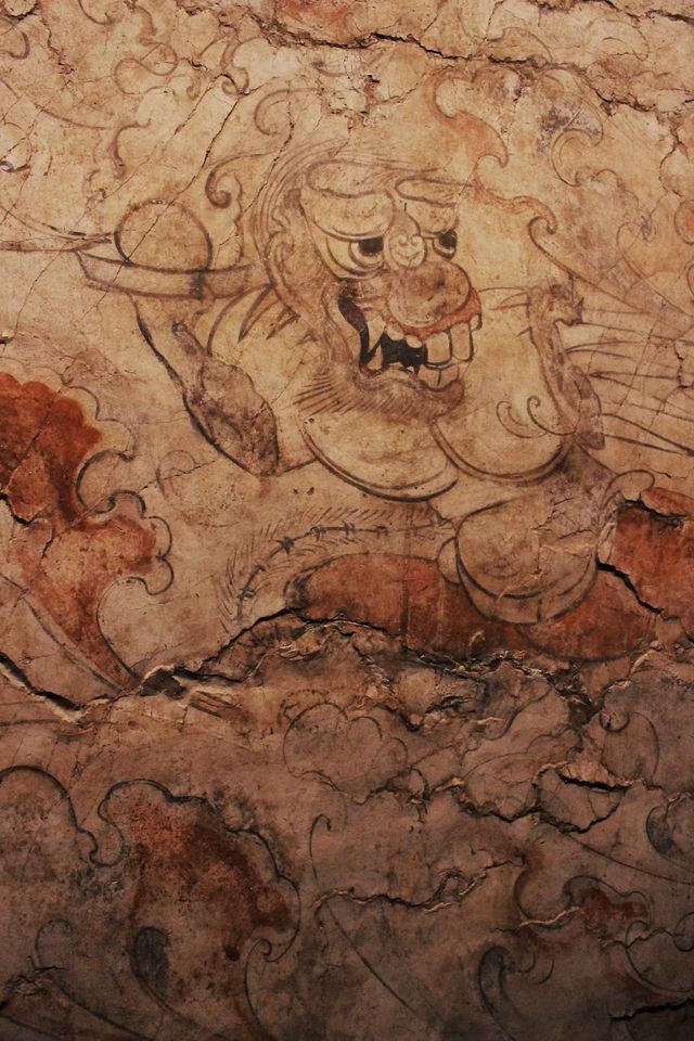 千年璀璨文化，一幅幅的壁畫中自然呈現