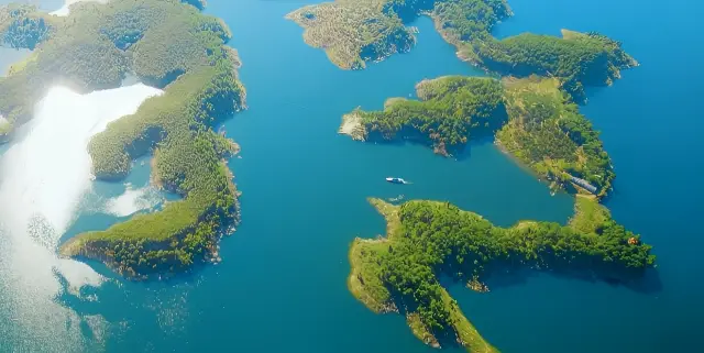Danjiangkou Reservoir - Beautiful scenery, a vast expanse of lake, islands scattered like stars, healing!
