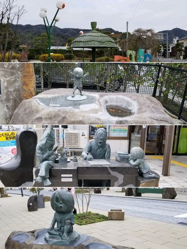 米子必去景點境港站鬼太郎城鎮👻