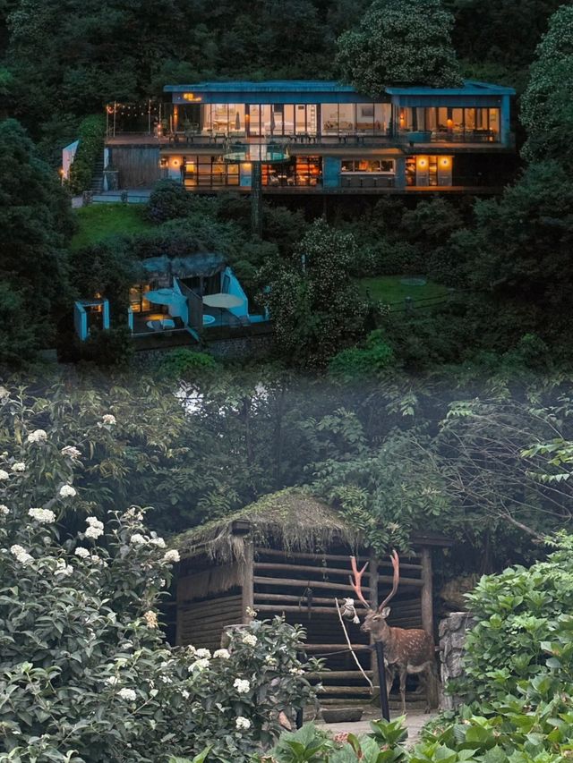 成都附近隱世桃源 山景私人溫泉。