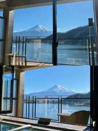 富士山的氛圍感酒店打卡！