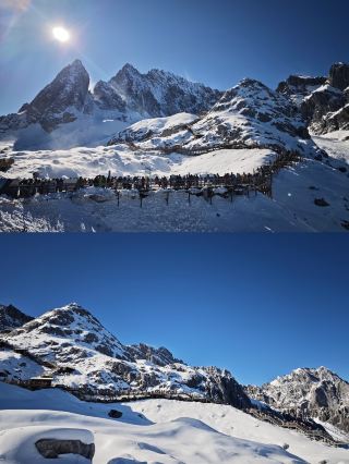 The best route to visit Jade Dragon Snow Mountain with parents