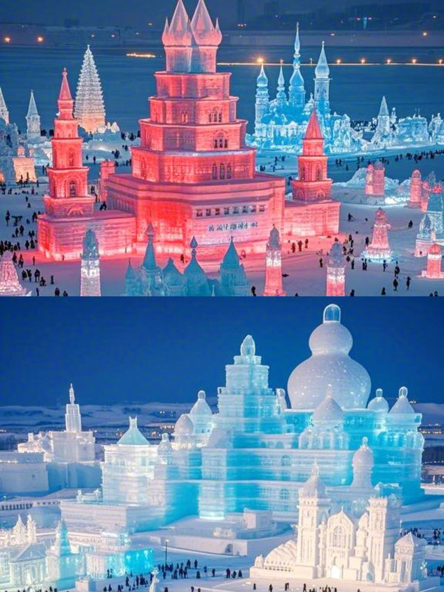 哈爾濱冰雕展，一生必看的冰雪盛宴