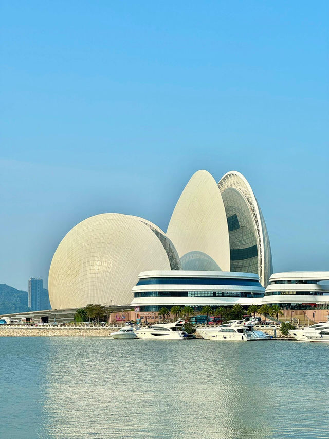 海上月光寶盒——珠海日月貝，鑲嵌海岸線的建築詩