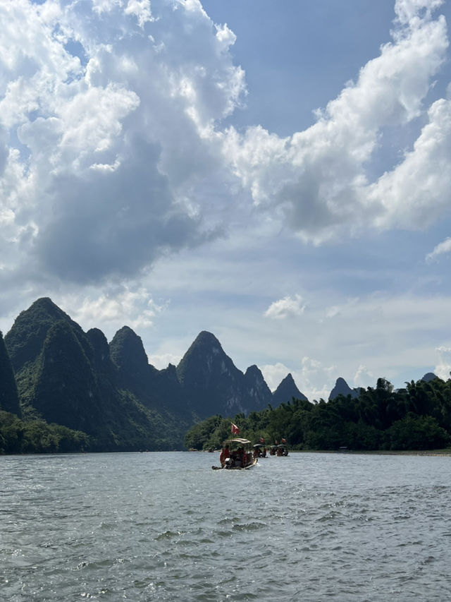 Bamboo rafting from XingPin