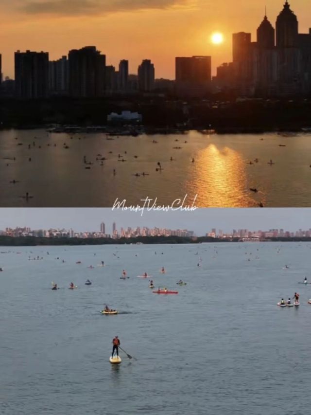 9.13上海出發，打卡亞庇同款落日槳板皮划艇