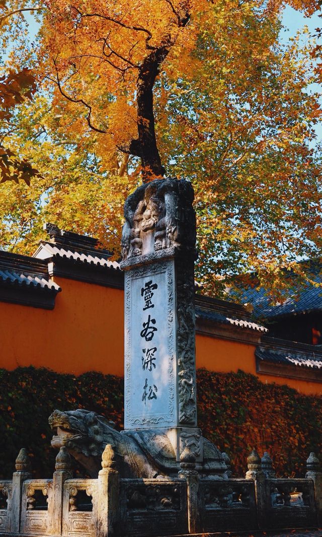 南京靈谷寺賞秋秘境