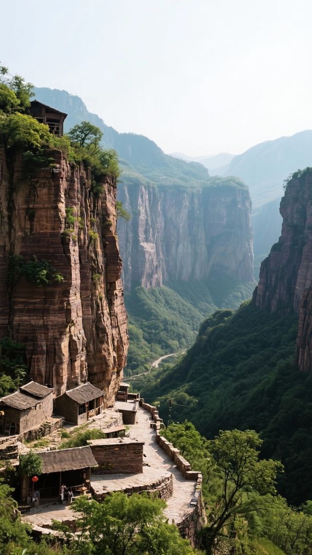 探秘郭亮村l絕壁上的奇蹟之旅