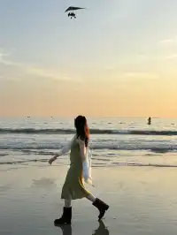 裸辭旅行第二站|被北海的晚霞狠狠治癒