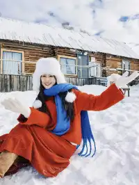 冬日雪地拍照個姿勢讓你美出圈