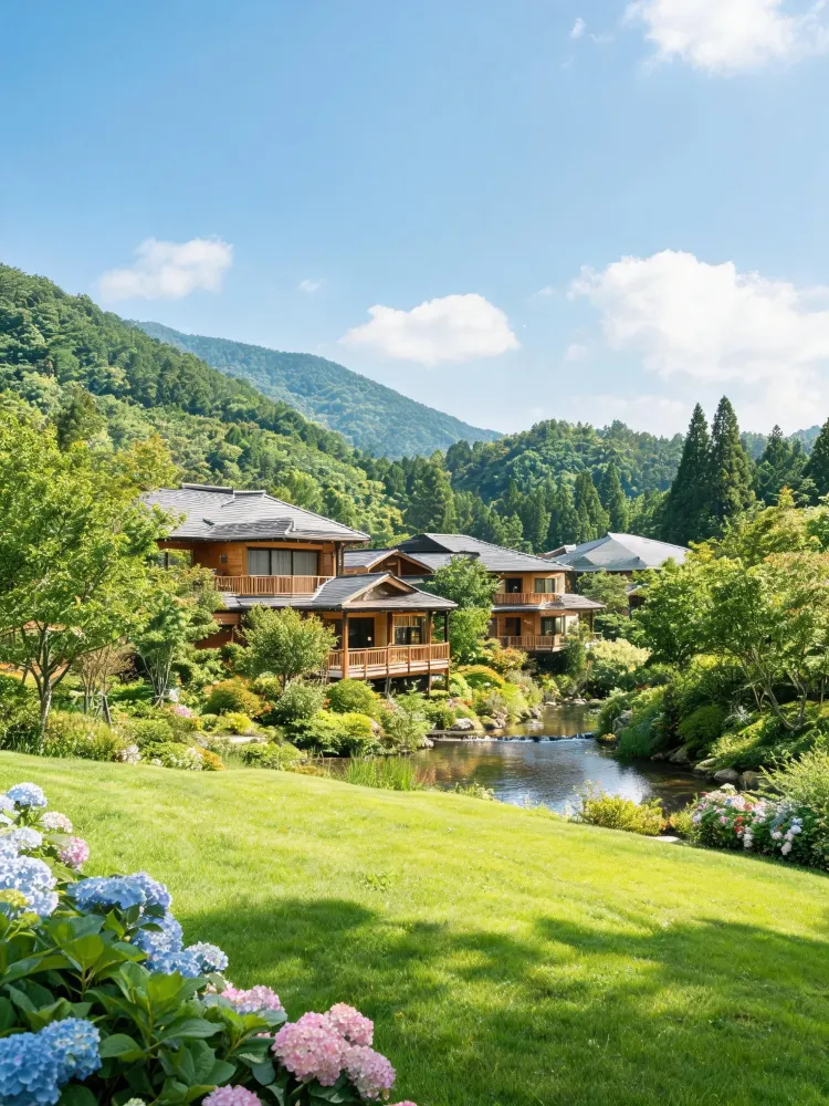 軽井沢で森のコテージ民宿に泊まって、すごく癒されました。