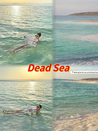 First-time floating experience in the Dead Sea—the miracle from the textbook is