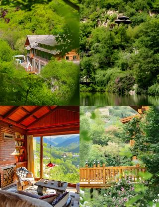 人混みを避けて！九如山の秋の紅葉、滝、ログハウスで、斉魯の黄金色の秋をまるごと満喫