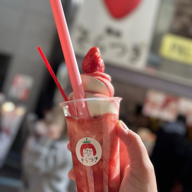 築地外市場｜人氣草莓大福🍓神田達摩鯛魚燒