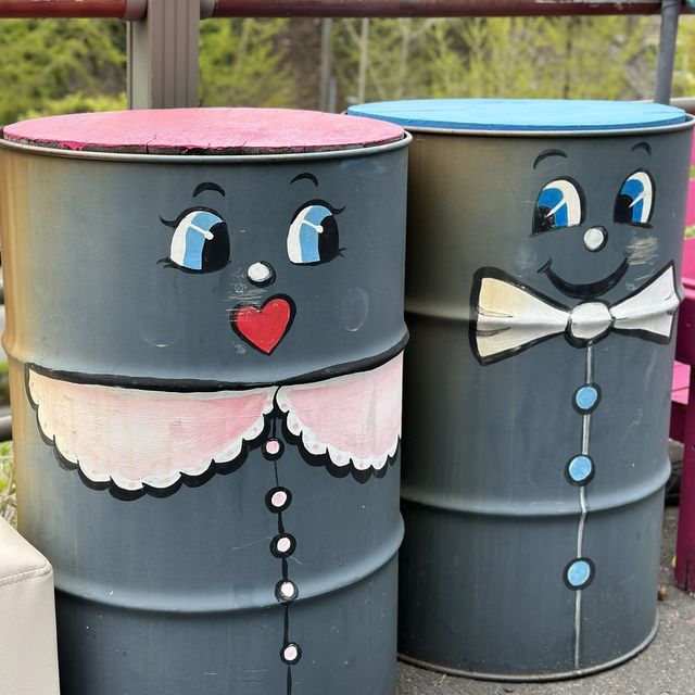 全州韓屋村近くのカラフルなアート村