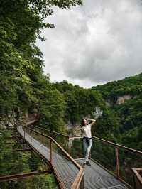 Fantastic Okatse canyon in Georgia