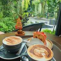 จิบกาแฟในสวนป่ากลางเมืองทองธานี