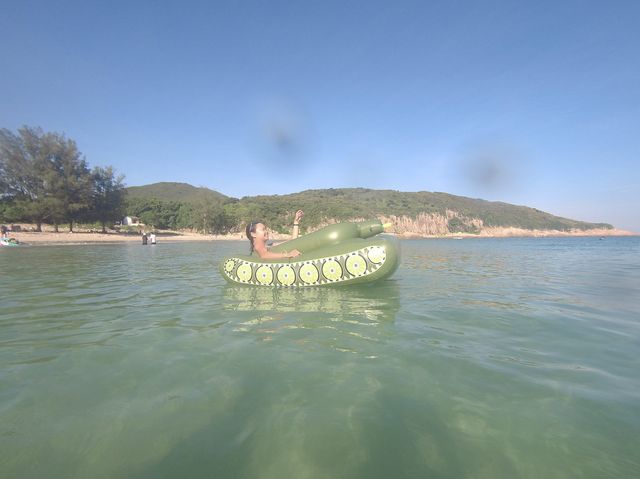西貢天堂《白臘灣》水清沙幼沙灘🏝️🩵