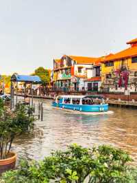 Colorful Walk Along Malacca River