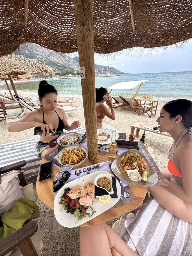 Beach Club in Menton — the town of lemons 🍋🇫🇷🫶😍