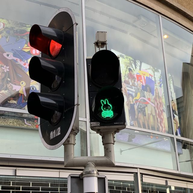 Miffy traffic light at Utrecht