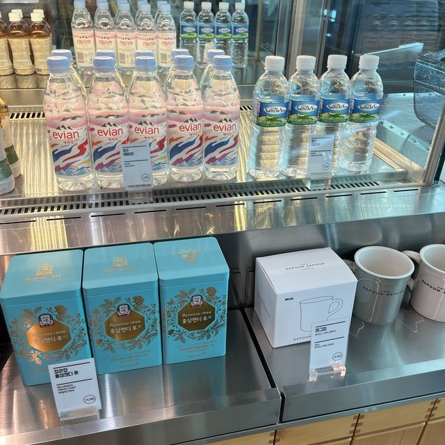 【韓国・仁川国際空港】高麗人参ブランド正官庄のカフェ「CAFE SAPOON SAPOON」