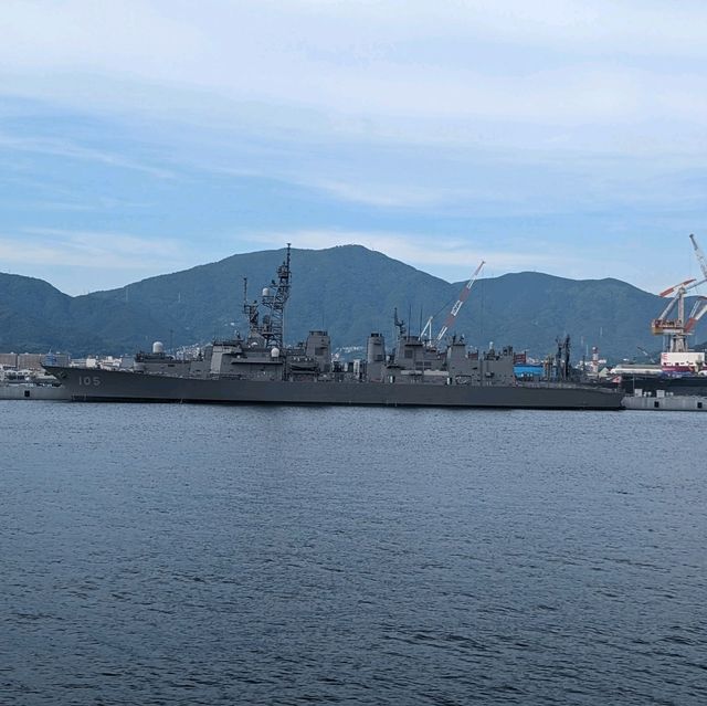 【海上自衛隊基地】潜水艦が見られる呉港