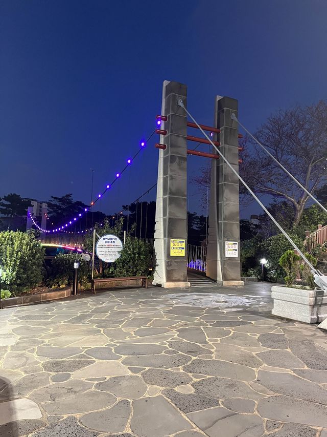 제주도 공항근처 가볼만한곳 용두암 출렁다리