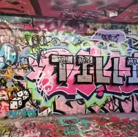 悉尼大學校園內的塗鴉隧道🎨🎭