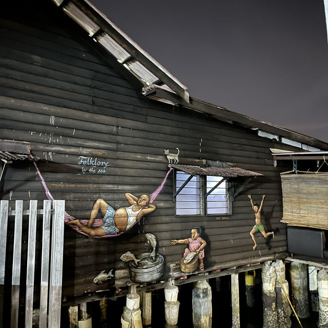 Chew jetty at night