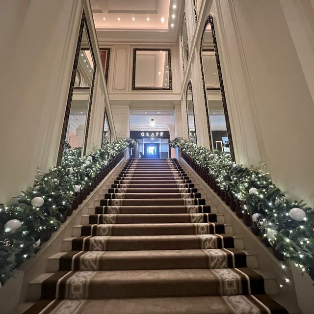 打卡聖誕的香港半島酒店🏨🎄