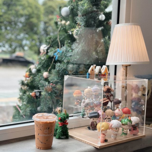 #cottoncuecafe #คาเฟ่คริสต์มาส  #คาเฟ่ระยอง
