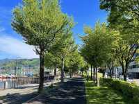 ทะเลสาบทางของเทพเจ้า Lake Suwa  จ.นากาโนะ