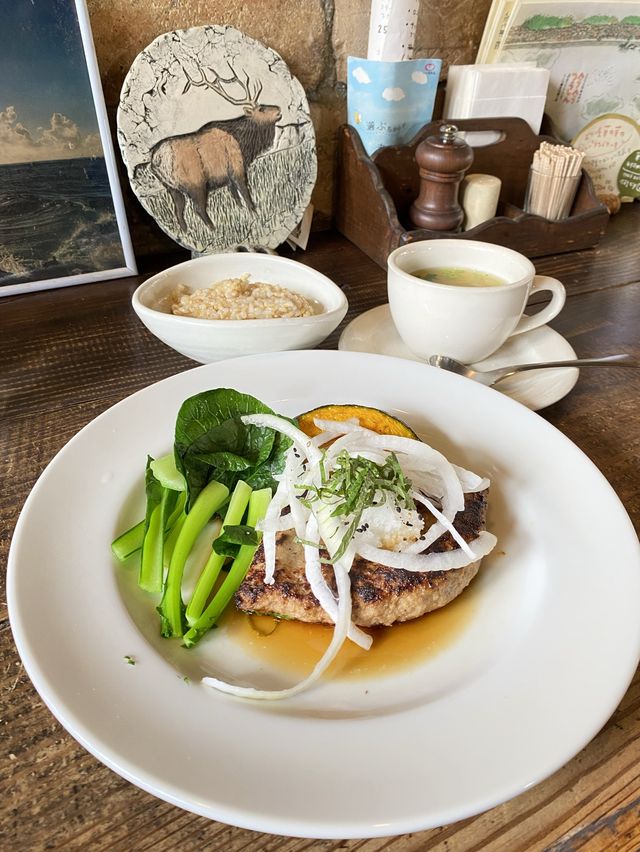 健康的！野菜とハンバーグのイヌイット