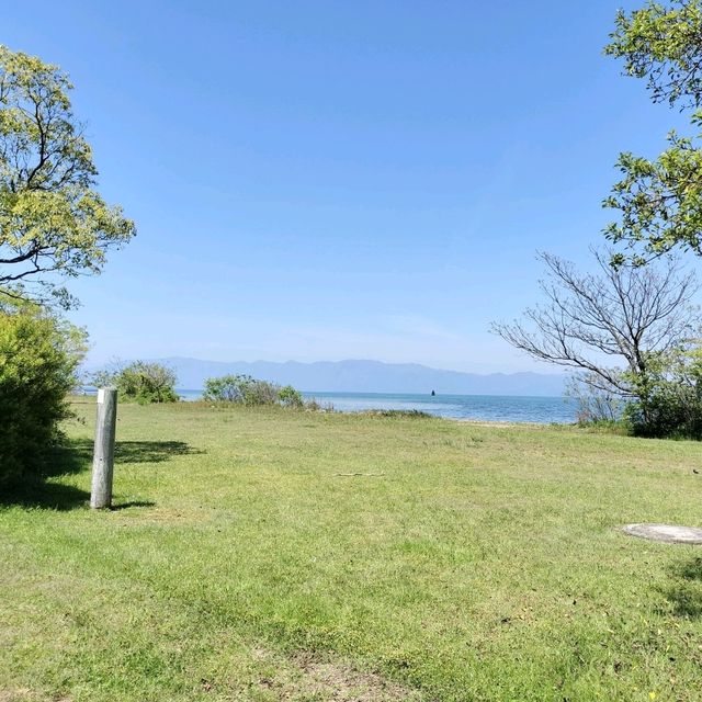 滋賀でキャンプ✨琵琶湖のほとりで無料でキャンプできるちゃう！